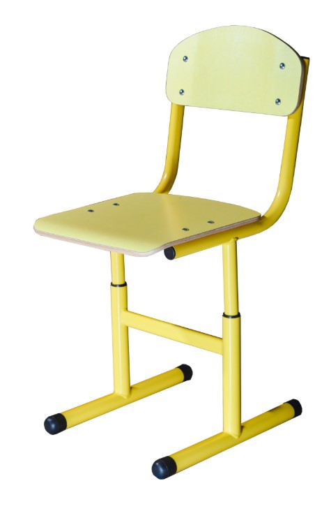 Стілець Т-подібний, АНШАР ГРУП (132182HPL) №3-6, регульована глибина та висота сидіння, з хімічно стійким HPL-покриттям фанери, каркас – міцна кругла труба